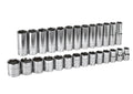 27 Piece 1/2" Drive SAE Socket Set R40795