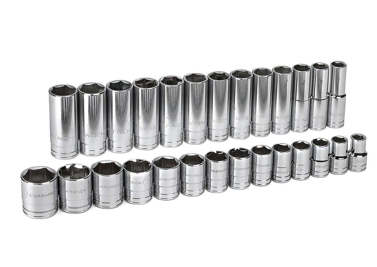27 Piece 1/2" Drive SAE Socket Set R40795