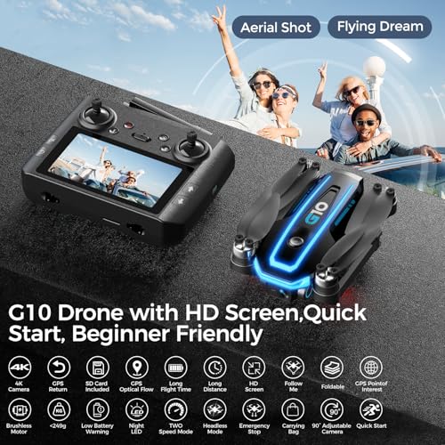 4K Camera Drone with GPS Auto Return O8803