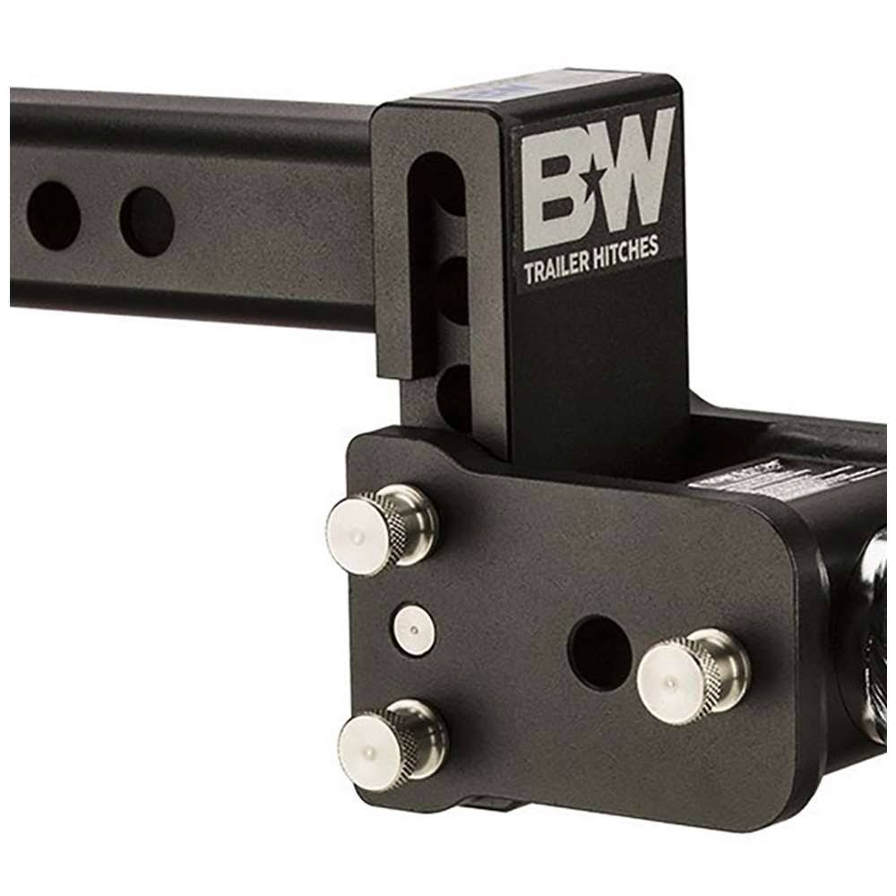 5" Drop Dual Ball Hitch, Black F427077