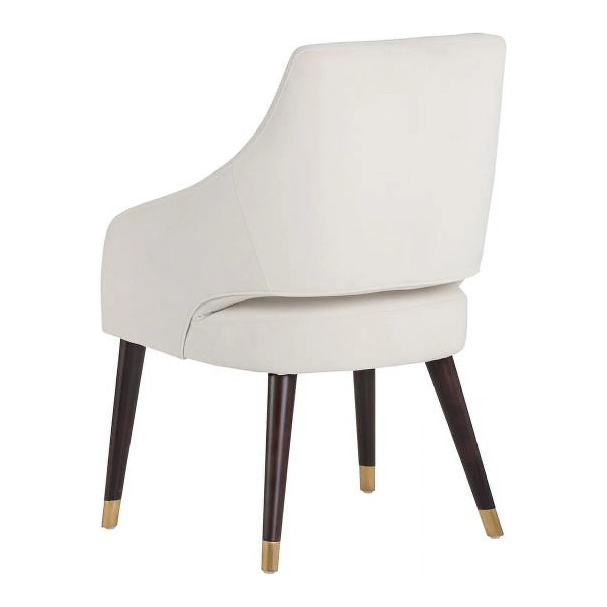 19" Fabric and Wood Dining Armchair in Calico Cream I249268