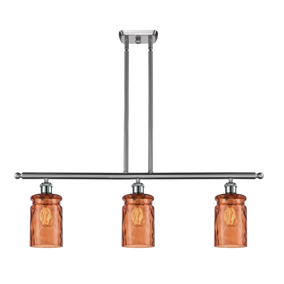 Brushed Satin Nickel 3 Light Island Light S293