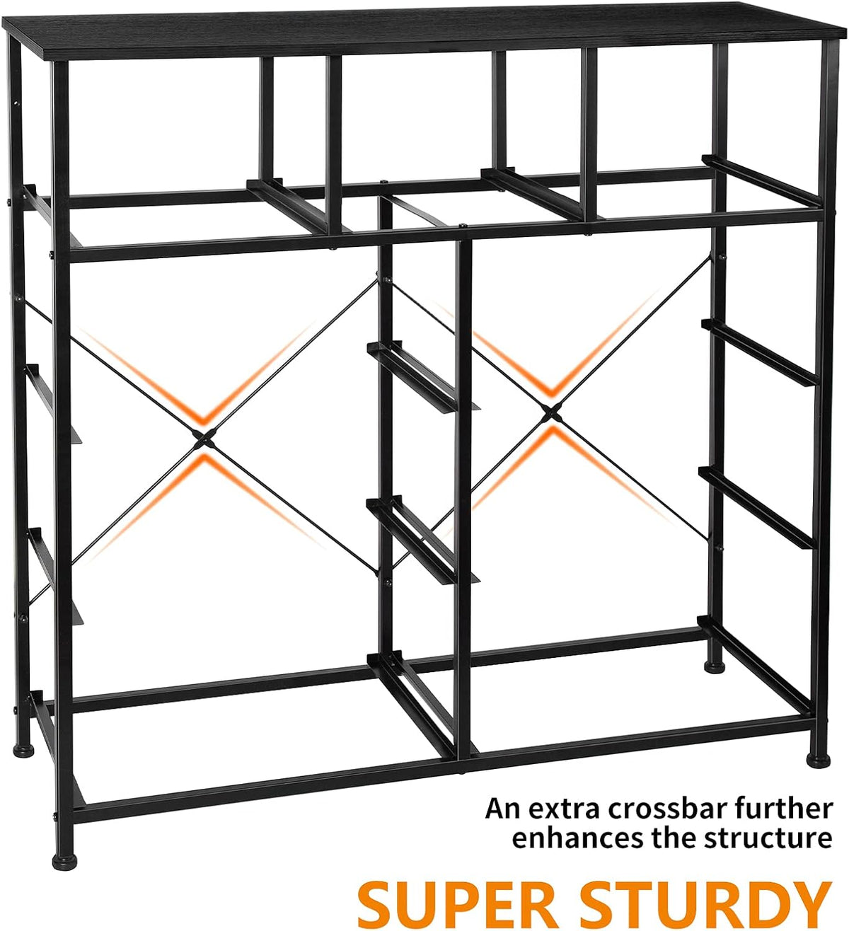 Black Grey 9 Drawer Dresser M124