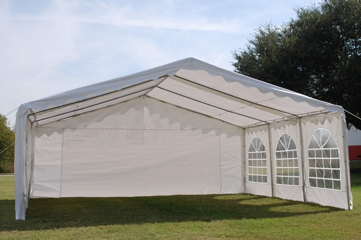 White 20'x20' Outdoor Party Tent Canopy Shelter O4888