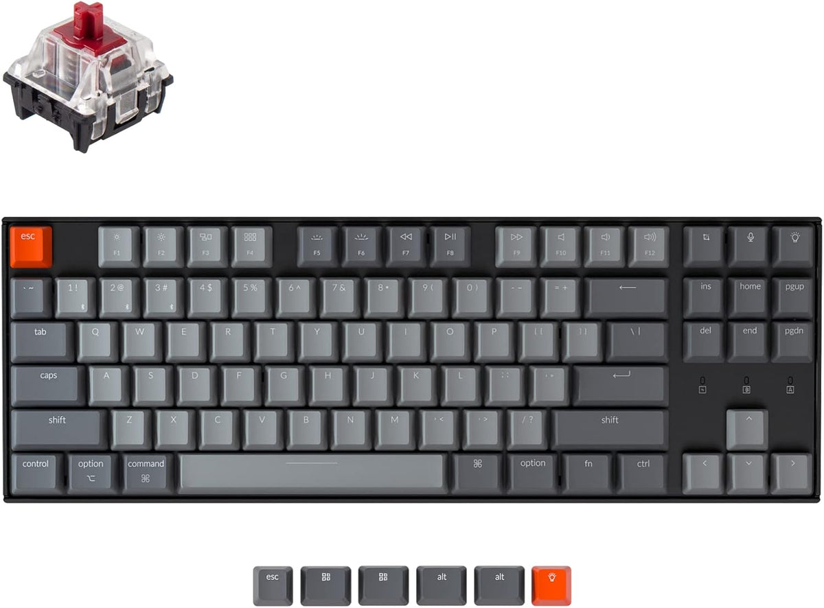 87 Keys Wireless Mechanical Keyboard U351039