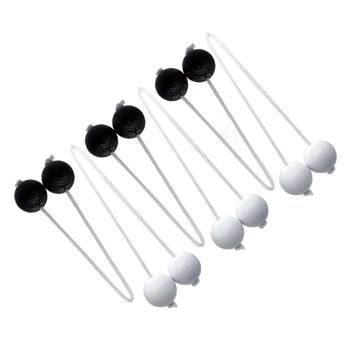 Ladder Throwing Game Outdoor Lawn Yard Beach Game Black and White F35293
