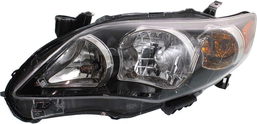 Toyota Corolla Headlight 2011 2012 2013 Driver Side with Bulbs A745564