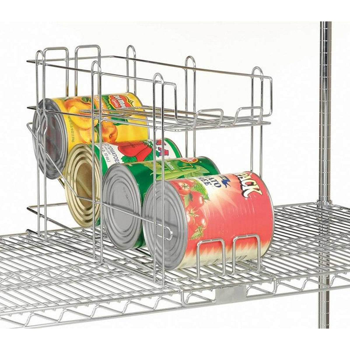 Chrome Finish Can Rack Dispenser B643