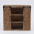 Brown 29.9-in L x 7.9-in D Wood Wall Cabinet F96375