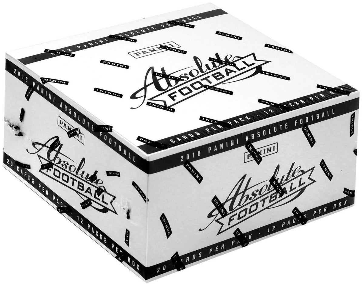2018 Absolute Football Trading Card Jumbo Box (12 Packs) I4809