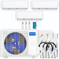 42,000 BTU 3 Zone Ductless Air Conditioner and Heat Pump N8202