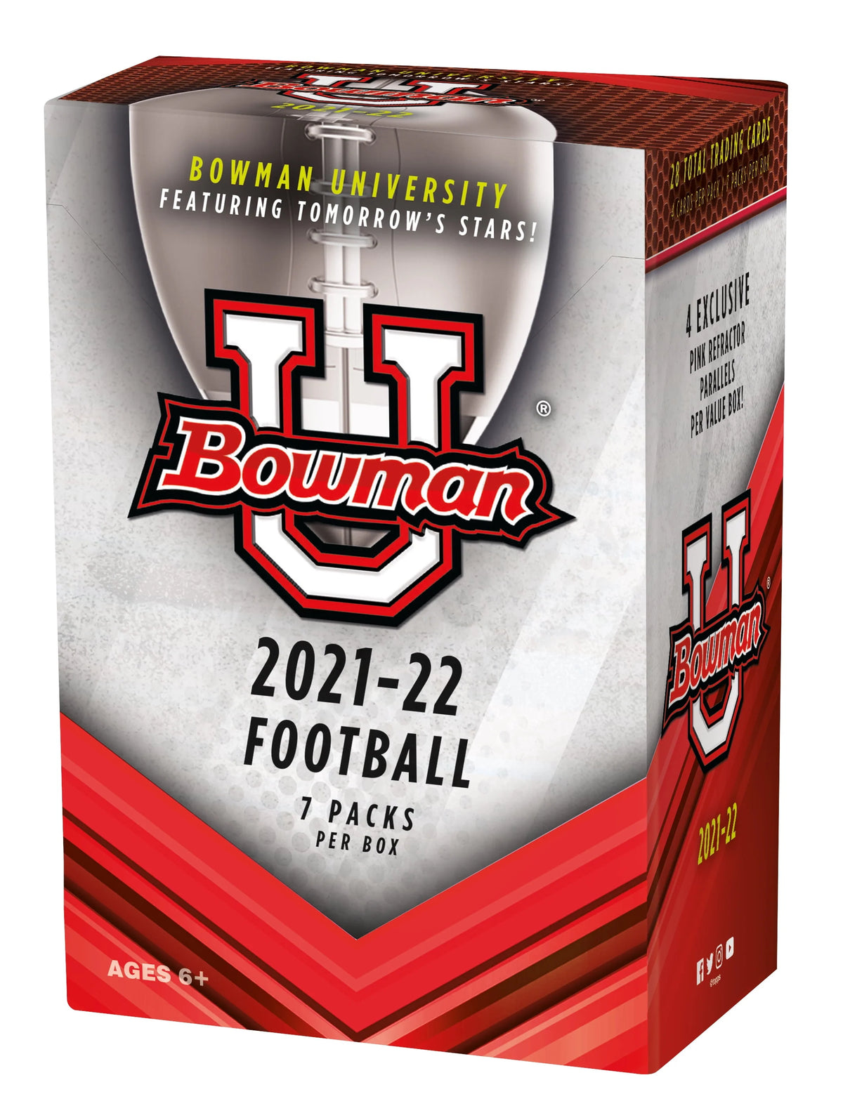 Bowman University Football Blaster Box Trading Cards N554