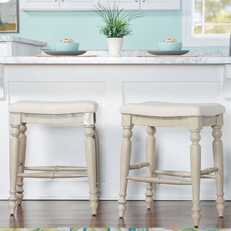 Blue Backless Counter Stool U468415
