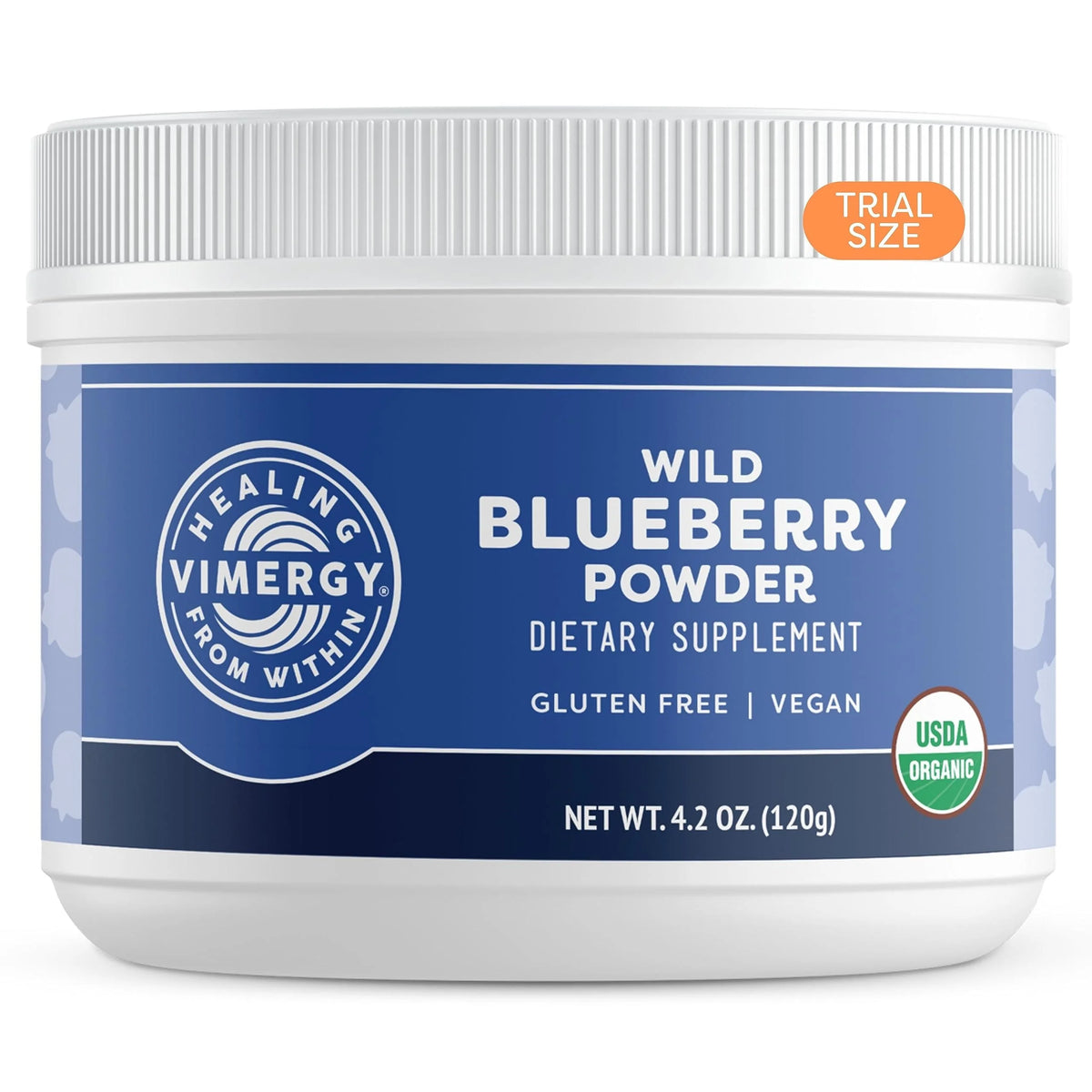 USDA Organic Wild Blueberry Supplement Powder 30 Servings Non-GMO Gluten-Free Vegan Q62632