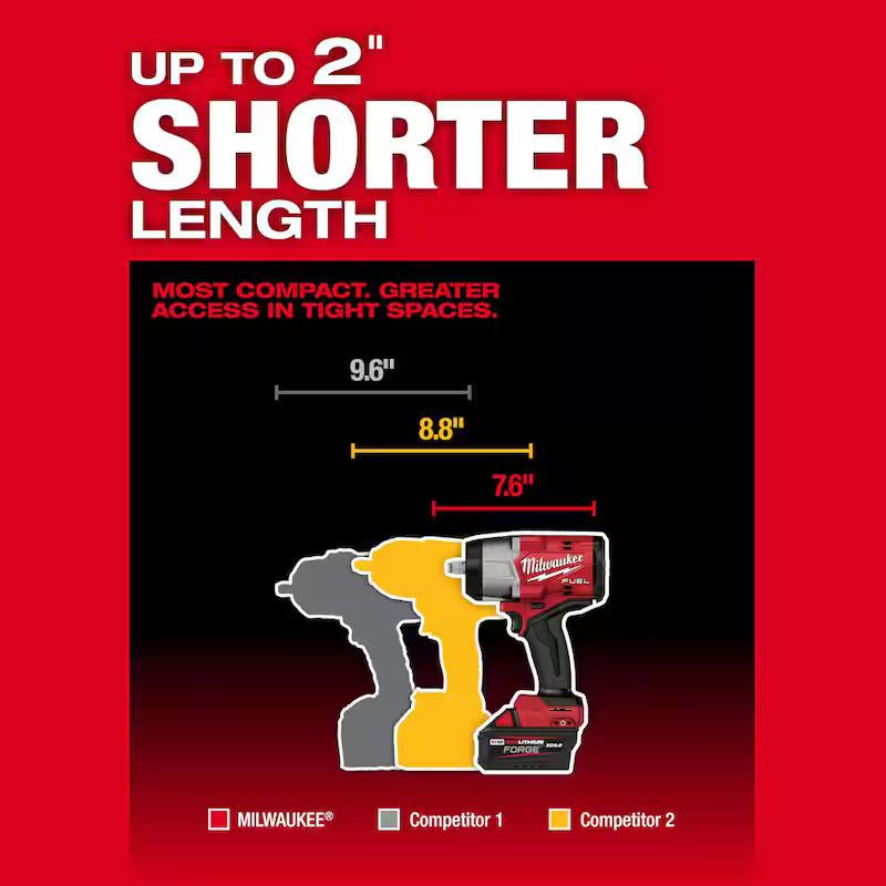 18V Brushless Cordless 1/2 in. Impact Wrench with Friction Ring Z8960