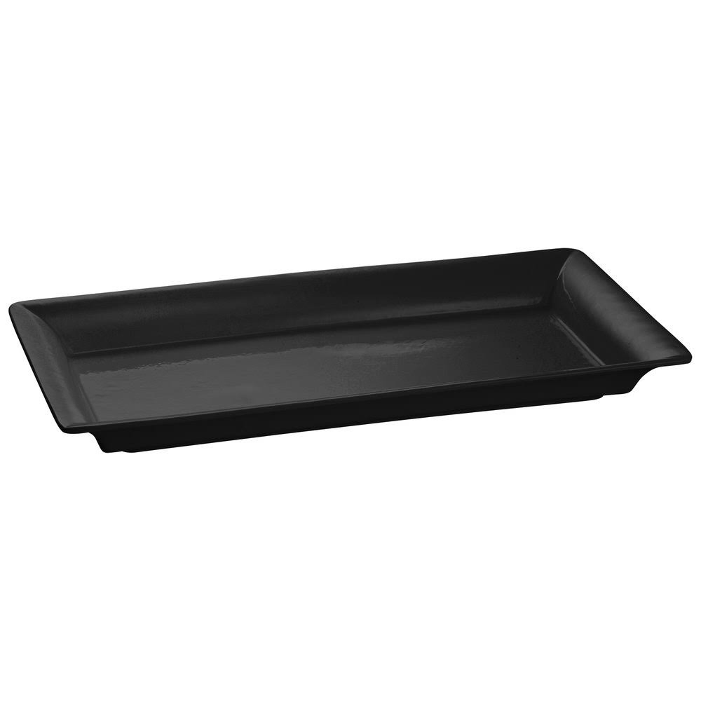 Black Cast Aluminum Large Rectangle Platter E250