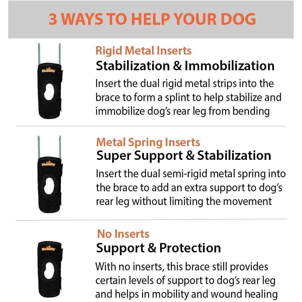Small Dog Rear Leg Support Splint Braces X6721