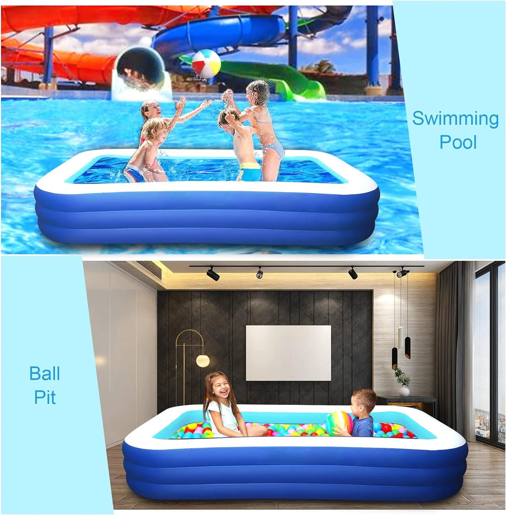 Inflatable Pool 118 X 68 X 22 Oversized Thickened O967