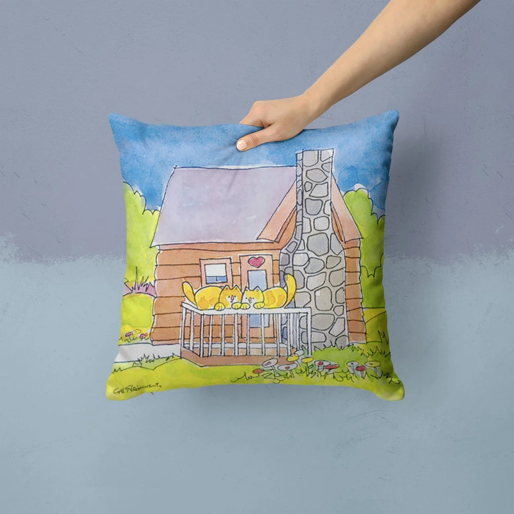 Decorative Canvas Fabric Pillow V9862