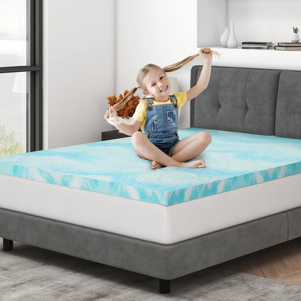 3 inch Gel Infused Memory Foam Twin Mattress Topper B9062