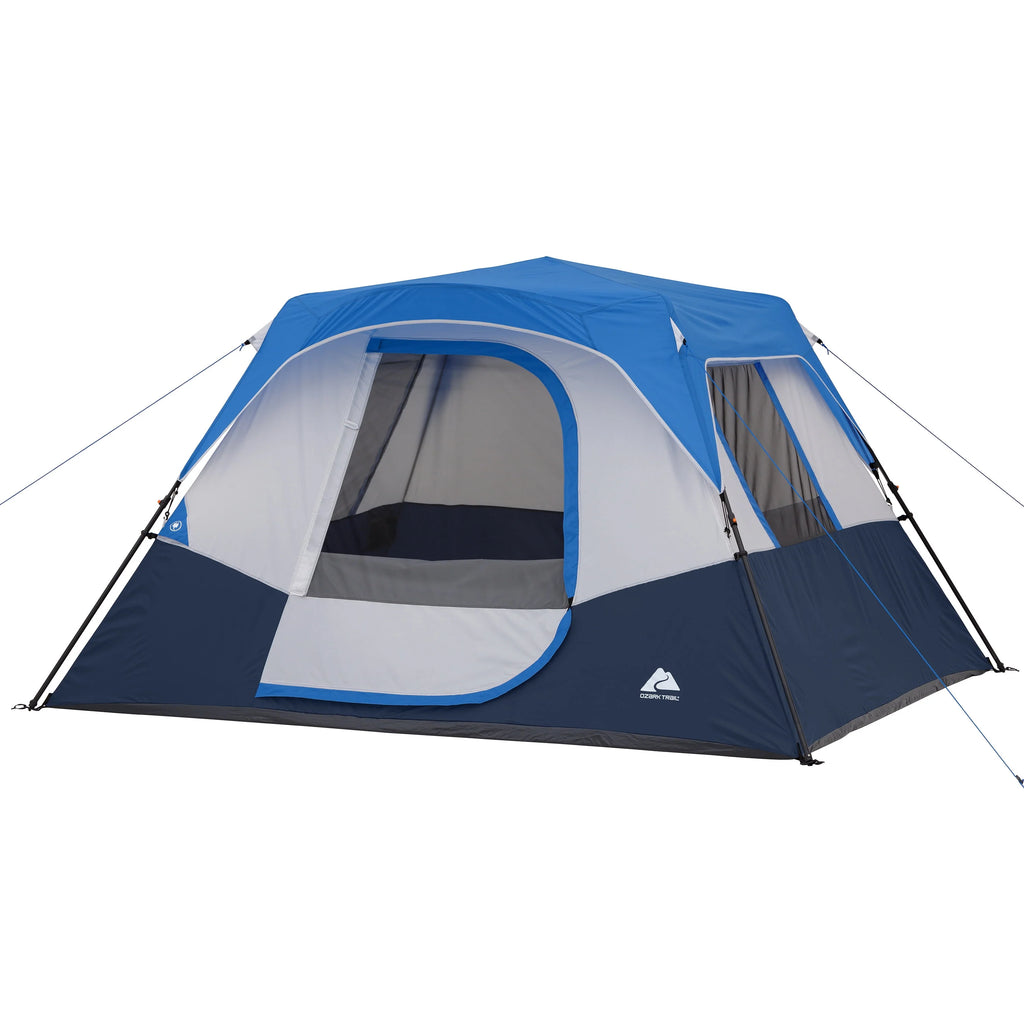 6-Person Instant Cabin Tent with LED Lighted Hub H8859
