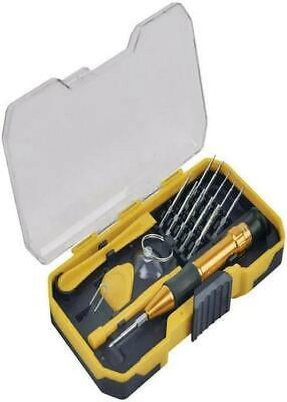 Black/Yellow 16 Piece Electronics Repair Kit V1442