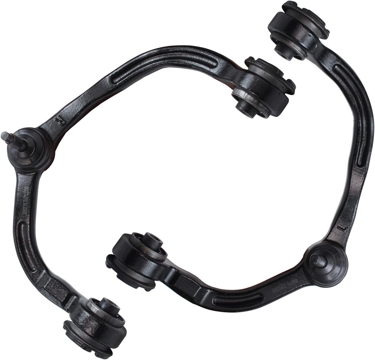 Front Upper Control Arm with Ball Joint Assemblies 2pc Set Y972