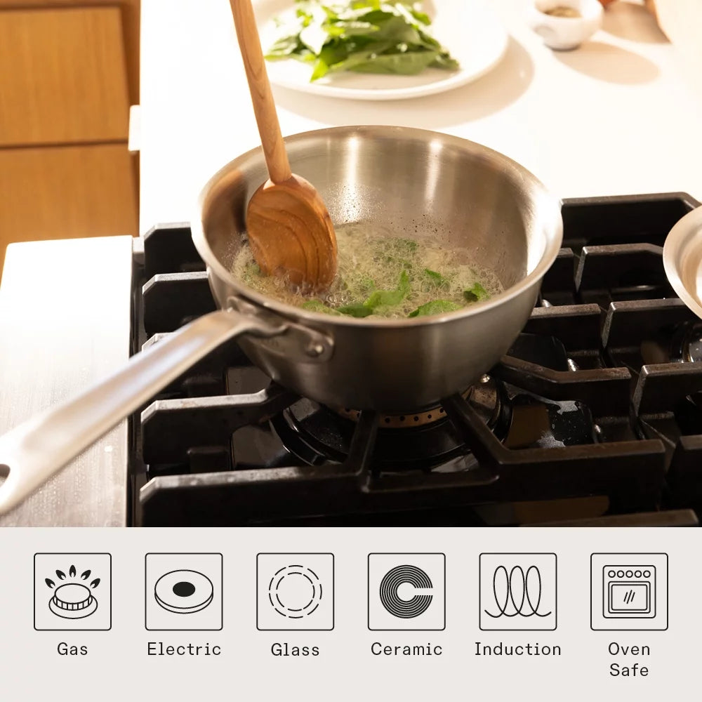 2 Quart Stainless Steel Saucier Pan J67633