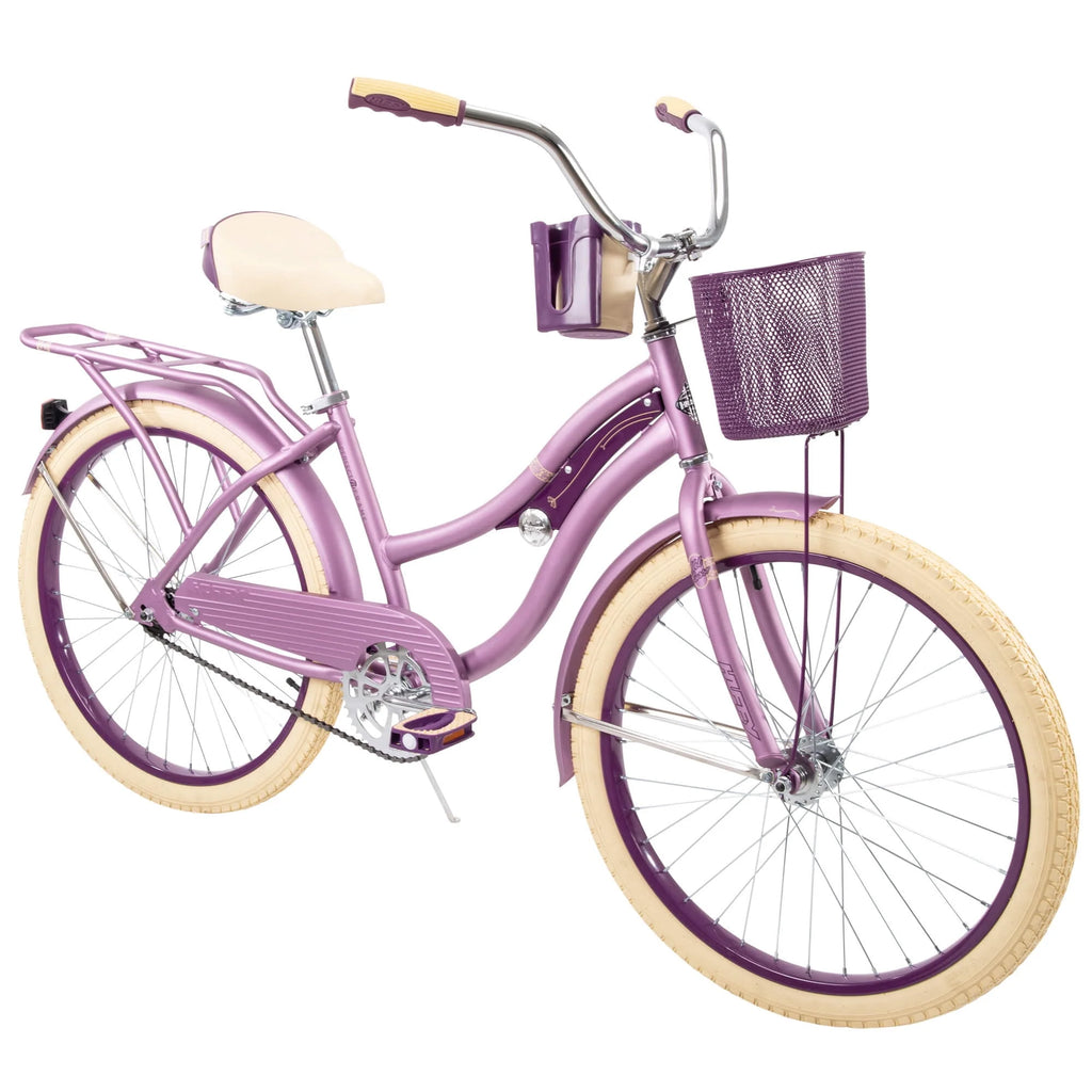 24 Girls' Cruiser Bike Purple Satin U375