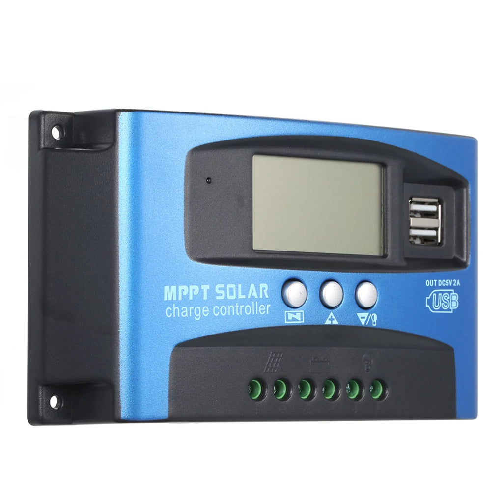 100A MPPT Solar Charge Controller with Dual USB U282