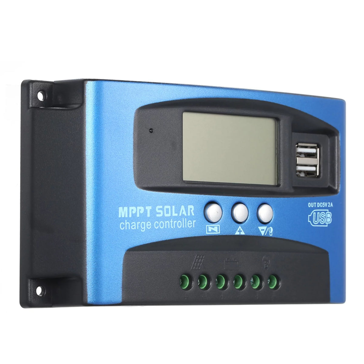 100A MPPT Solar Charge Controller with Dual USB U282