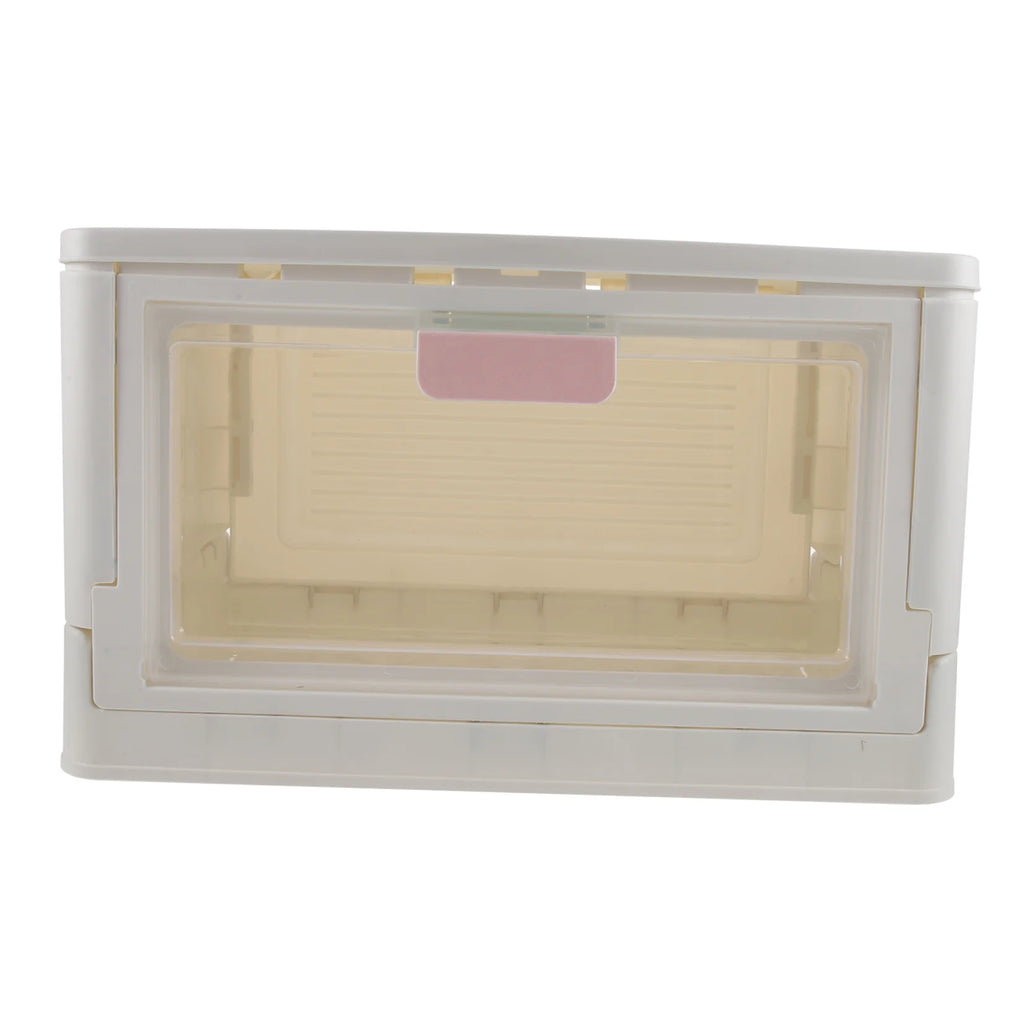 Pink Heavy Duty Collapsible Storage Crate with Lids W620