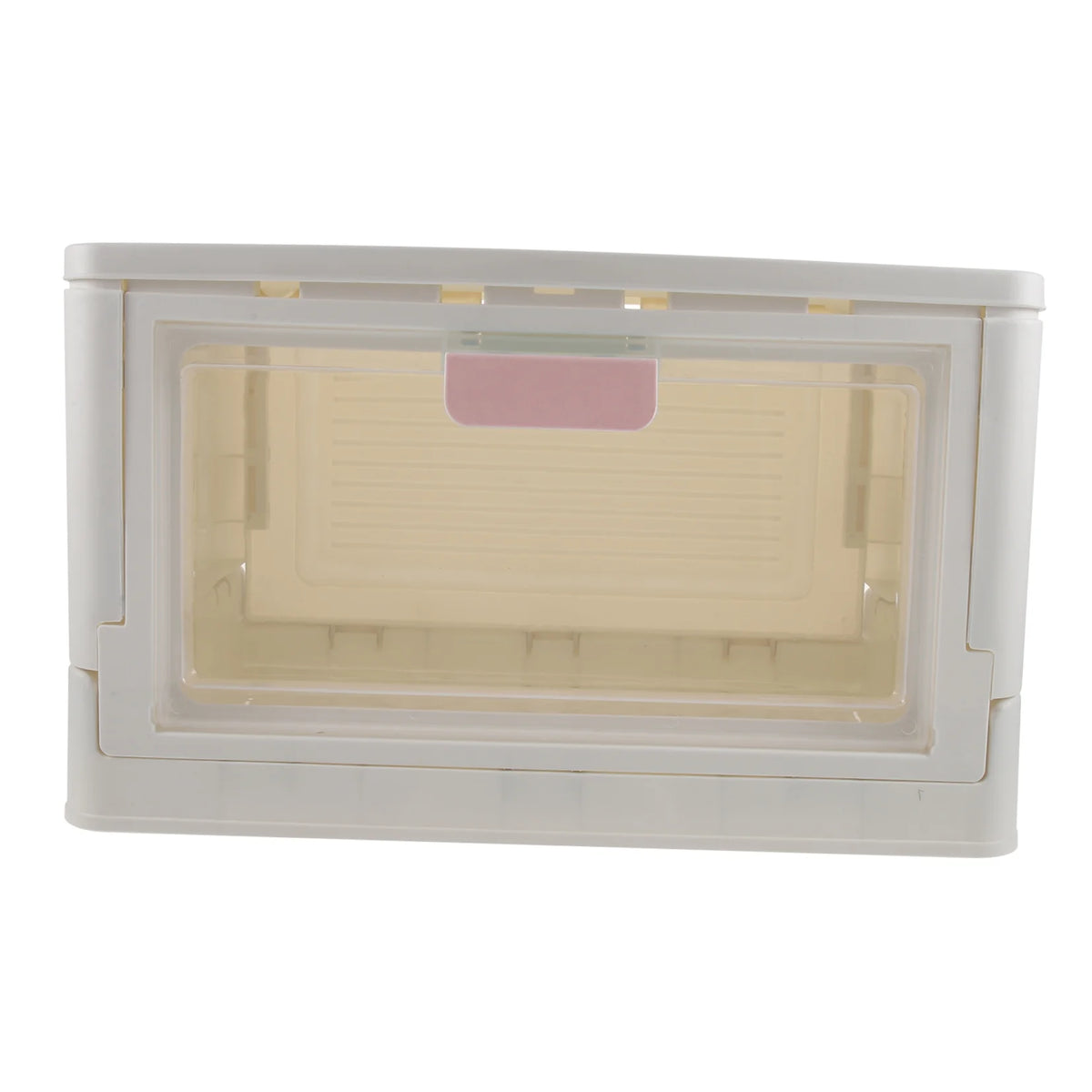 Pink Heavy Duty Collapsible Storage Crate with Lids W620