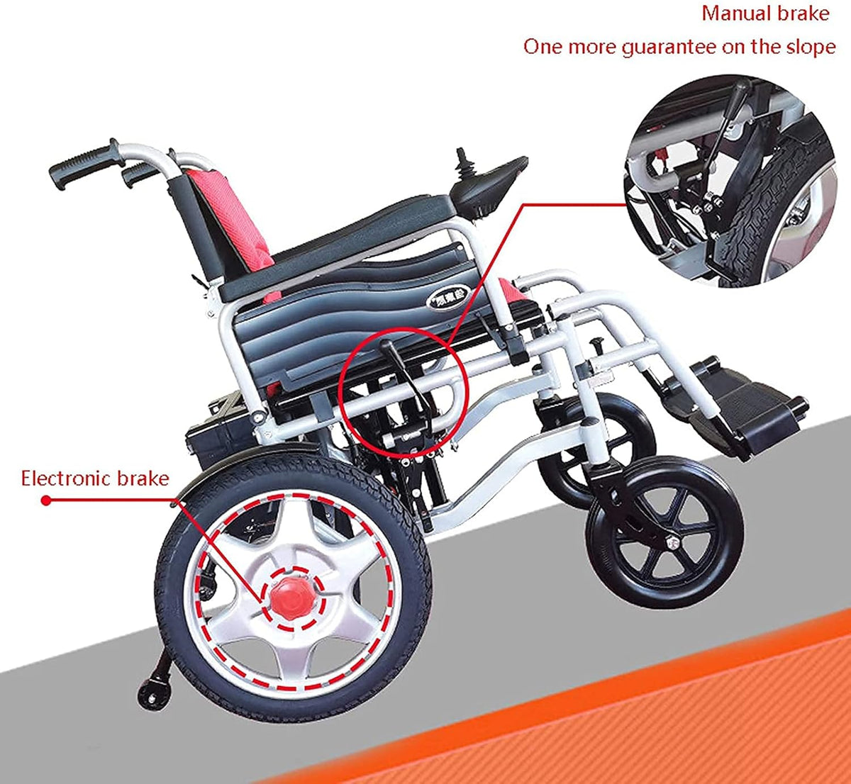 Foldable Portable All Terrain Electric Wheelchair O82027