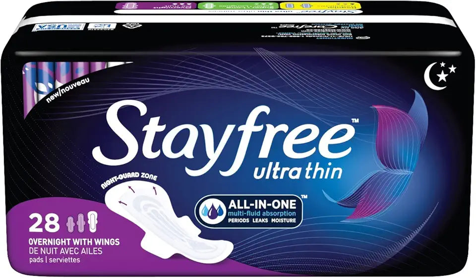 Ultra Thin Overnight With Wings 28 Count (2 Pack) B720