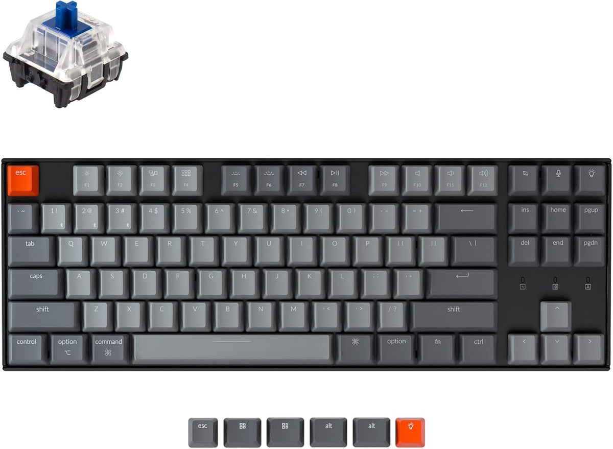 87 Keys Wireless Mechanical Keyboard U351039