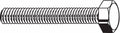 M7-1.00 Steel Hex Head Cap Screw Class 8.8 45mmL Zinc Plated 100 Pk K980192
