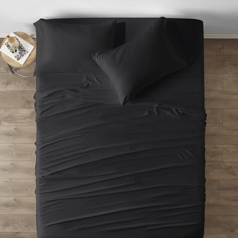 Rayon from Bamboo 4-Piece Bed Sheet Set Full Navy K788468