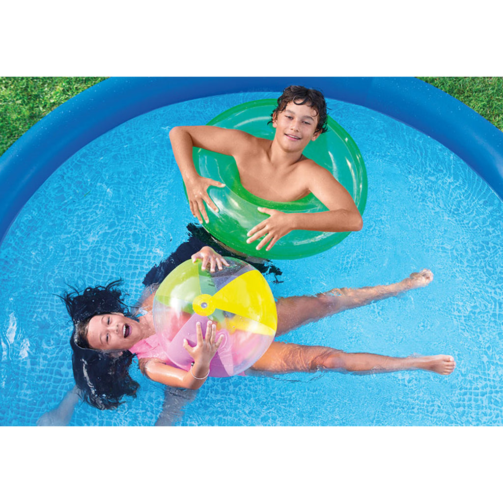 Inflatable Round Swimming Pool with Protective Cover K962011