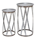 Metal Pedestal (Set of 2) E22125