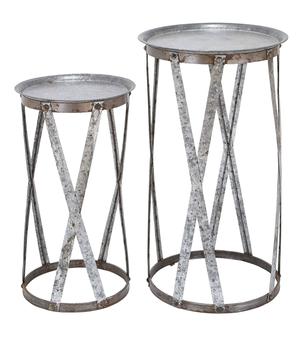 Metal Pedestal (Set of 2) E22125