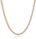 Stainless Steel Foxtail Chain Necklace 22" S28023