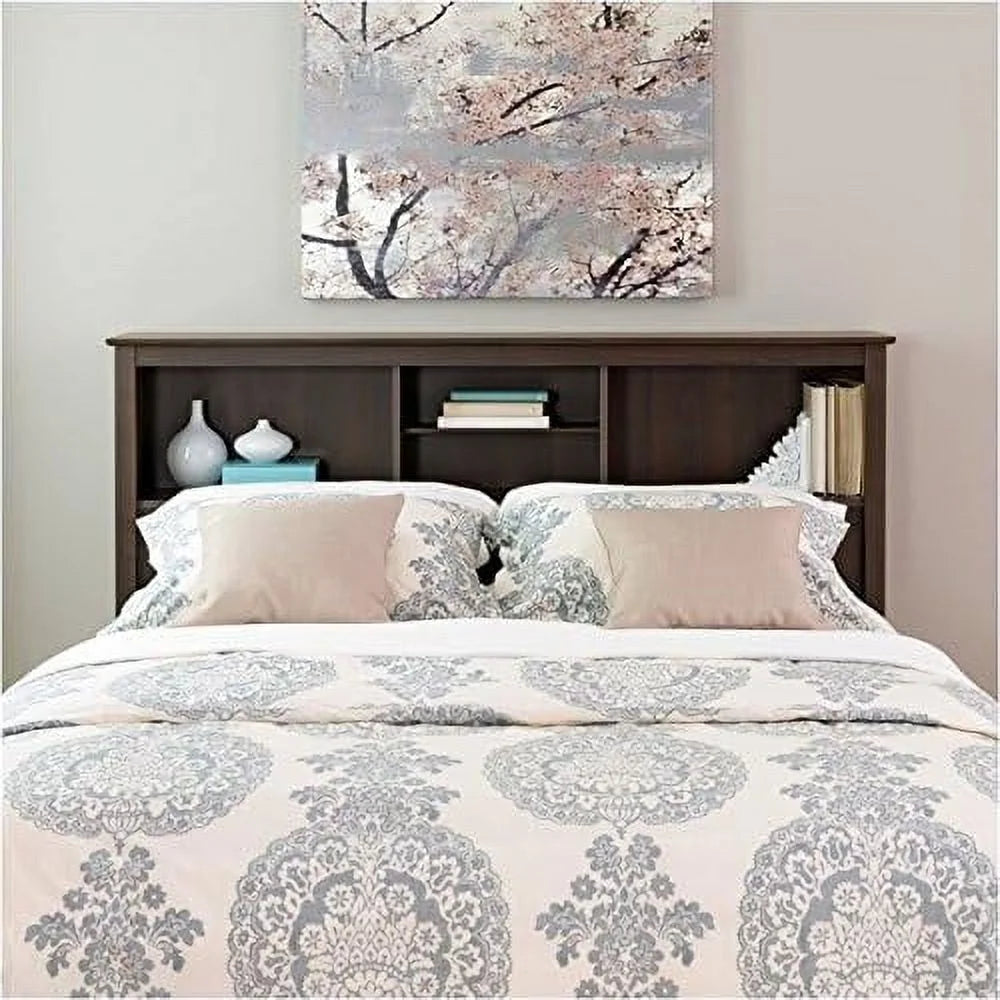 Wood Full Queen Bookcase Headboard R80287