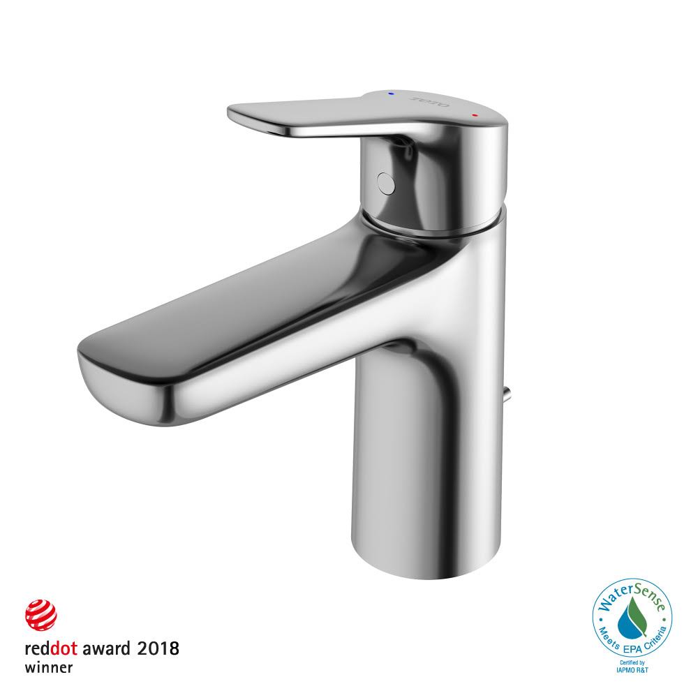 Polished Chrome Single Handle Bathroom Sink Faucet A988