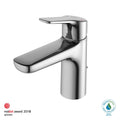 Polished Chrome Single Handle Bathroom Sink Faucet A988