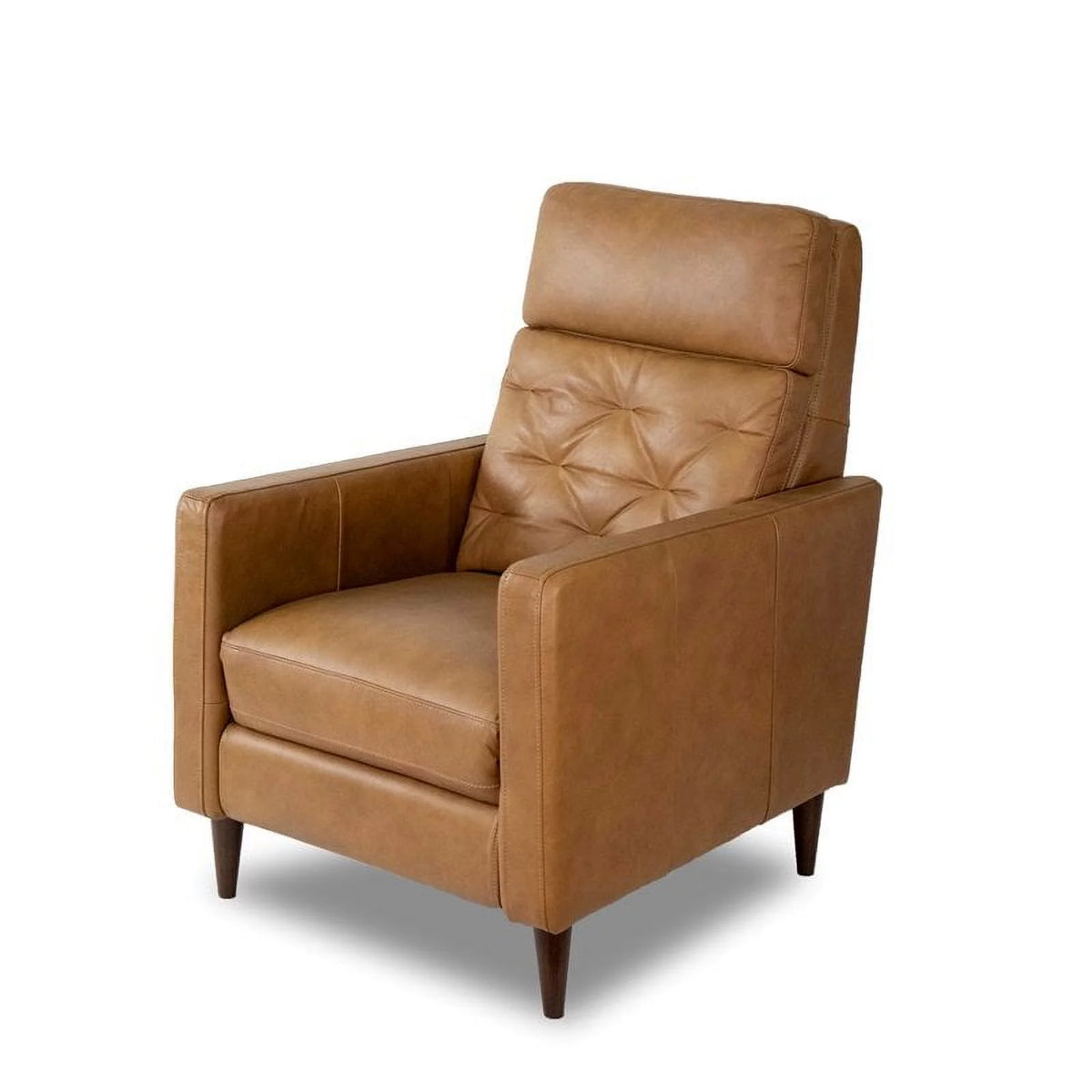 Tan Genuine Leather Recliner Chair A17345