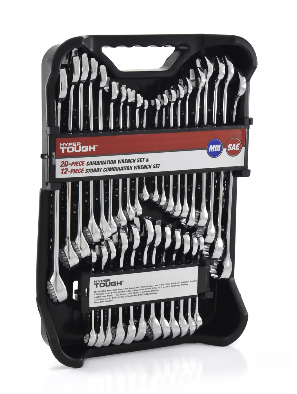 32-Piece Combination Wrench Set, Metric & SAE O874935