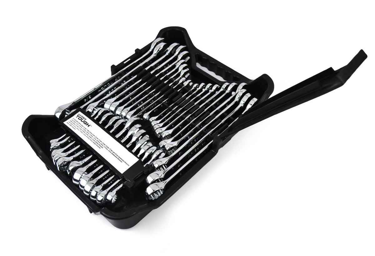 32-Piece Combination Wrench Set, Metric & SAE O874935