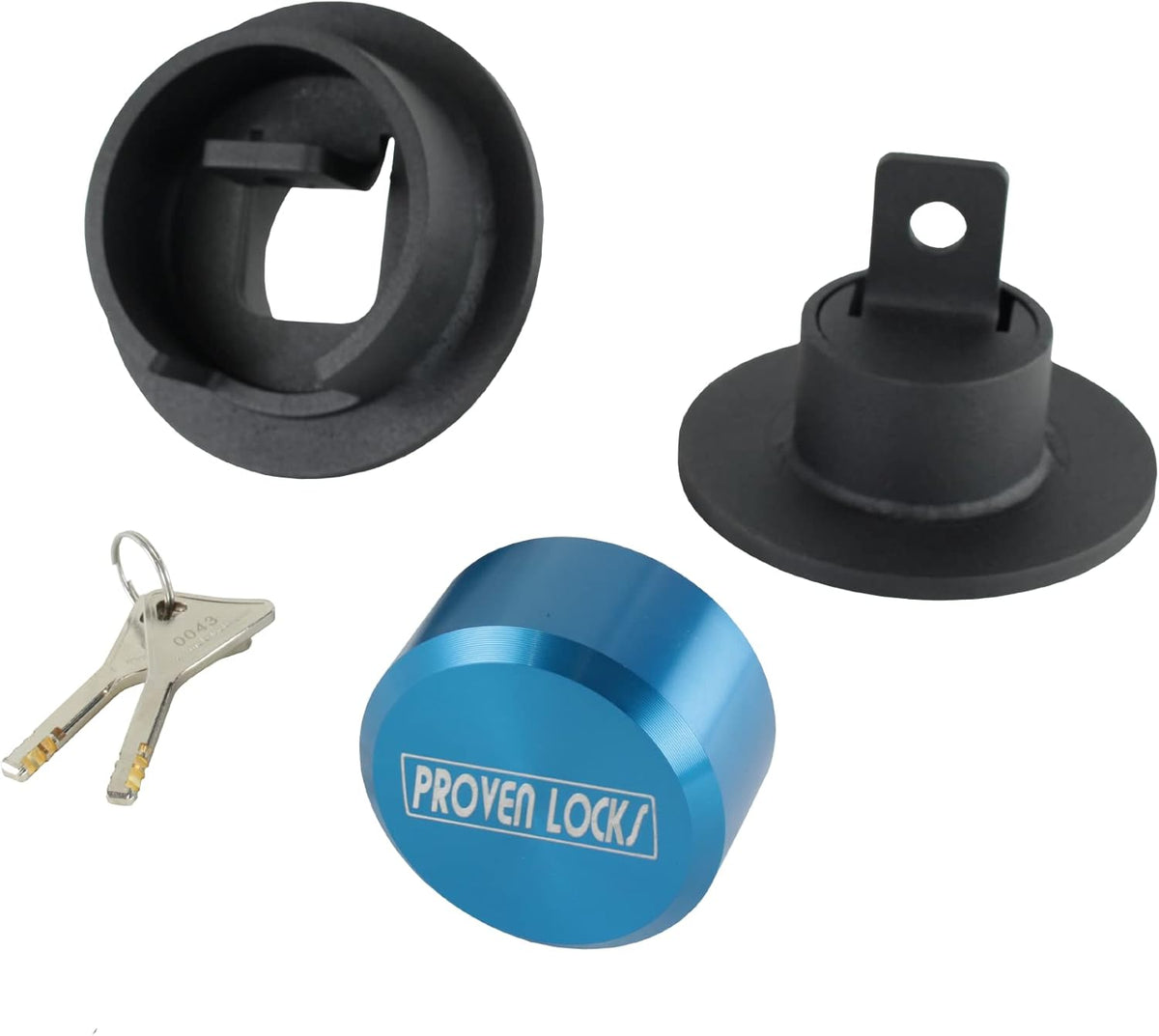 Heavy-Duty Trailer Lock, Blue N818