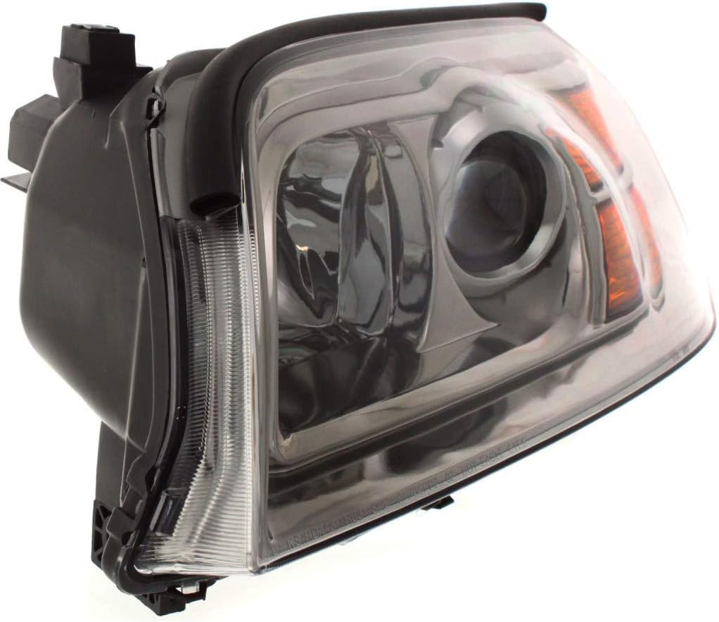 2004 2005 2006 Acura MDX Headlight Assembly Driver Side Black Housing L841